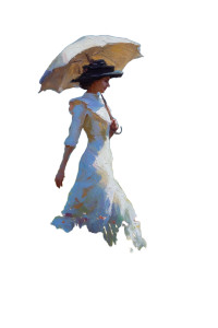 Elegant Lady Walking V2 Vinyl Car Decal Sticker – Waterproof & UV-Resistant 