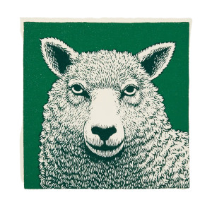Wolf-Sheep Hybrid Vinyl Car Decal Sticker – Waterproof & UV-Resistant 