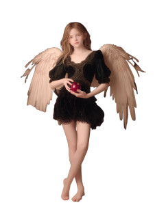 Angel Girl With Apple Vinyl Car Decal Sticker – Waterproof & UV-Resistant Angel Girl With Apple Vinyl Car Decal Sticker – Waterproof & UV-Resistant