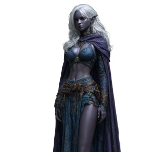 Drow Sorcerer V2 Vinyl Car Decal Sticker – Waterproof & UV-Resistant 