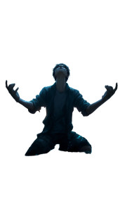 Young Man In Water Vinyl Car Decal Sticker – Waterproof & UV-Resistant 