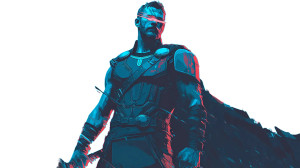 Cybernetic Thor Vinyl Car Decal Sticker – Waterproof & UV-Resistant 