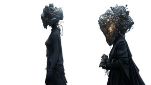 Surreal Humanoid Parade Vinyl Car Decal Sticker – Waterproof & UV-Resistant 