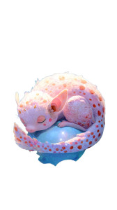 Fantastic Sleeping Creature Vinyl Car Decal Sticker – Waterproof & UV-Resistant 