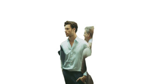 Confident Man Shirt Vinyl Car Decal Sticker – Waterproof & UV-Resistant 