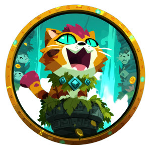 Jungle Guardian Cat Vinyl Car Decal Sticker – Waterproof & UV-Resistant 