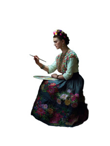 Frida'S Magical Garden Vinyl Car Decal Sticker – Waterproof & UV-Resistant 
