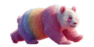 Riding Pandas Vinyl Car Decal Sticker – Waterproof & UV-Resistant 