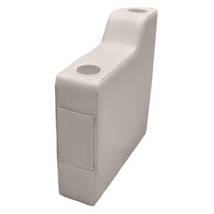 WISE Seating Premier Boat Seat Armrest | Modern Design, Marine-Grade Vinyl, 2 Cup Holders WISE Seating Premier Boat Seat Armrest | Modern Design, Marine-Grade Vinyl, 2 Cup Holders
