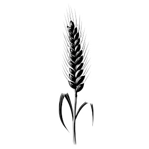 Wheat Silhouette Vinyl Car Decal Sticker – Waterproof & UV-Resistant 