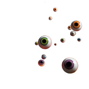 Many Eyes Watching Vinyl Car Decal Sticker – Waterproof & UV-Resistant 