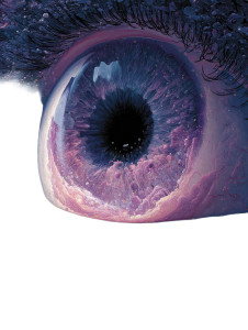 Cosmic Eye Painting Vinyl Car Decal Sticker – Waterproof & UV-Resistant 