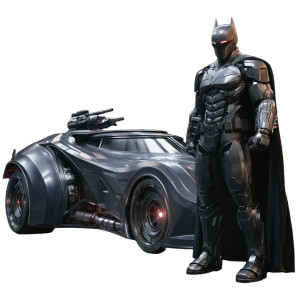 Iron Batman Fusion V2 Vinyl Car Decal Sticker – Waterproof & UV-Resistant 