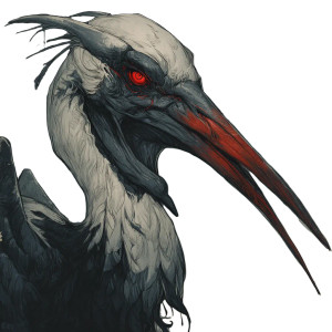Demonic Mutating Stork Vinyl Car Decal Sticker – Waterproof & UV-Resistant Demonic Mutating Stork Vinyl Car Decal Sticker – Waterproof & UV-Resistant