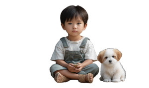 Thai Boy Eating Vinyl Car Decal Sticker – Waterproof & UV-Resistant 