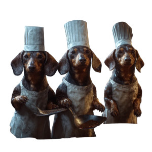 Chef Dachshunds Vinyl Car Decal Sticker – Waterproof & UV-Resistant 