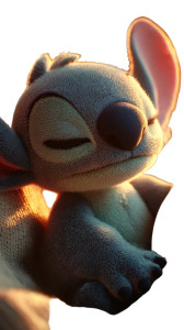 Stitch In Sunlight Vinyl Car Decal Sticker – Waterproof & UV-Resistant 