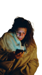 Tired Sad Woman Vinyl Car Decal Sticker – Waterproof & UV-Resistant 