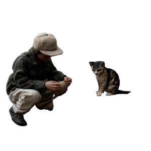 Tiny Garden Scene V2 Vinyl Car Decal Sticker – Waterproof & UV-Resistant 