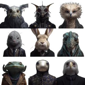 Alien Animals Vinyl Car Decal Sticker – Waterproof & UV-Resistant 