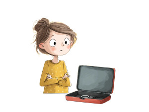 Surprised Girl V3 Vinyl Car Decal Sticker – Waterproof & UV-Resistant 