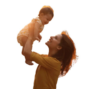 Mom And Baby V2 Vinyl Car Decal Sticker – Waterproof & UV-Resistant 