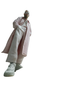 Futuristic Fashion Statue Vinyl Car Decal Sticker – Waterproof & UV-Resistant 