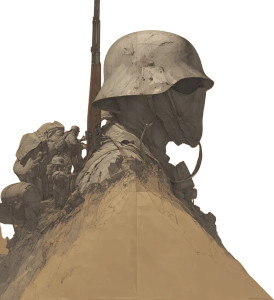 Wwii German Soldier V4 Vinyl Car Decal Sticker – Waterproof & UV-Resistant 