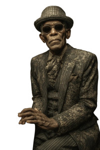 Professor Longhair Vinyl Car Decal Sticker – Waterproof & UV-Resistant 