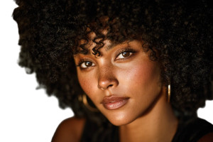 Radiant Black Woman V2 Vinyl Car Decal Sticker – Waterproof & UV-Resistant 