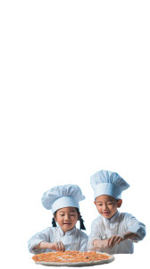 Children Cooking Pizza Vinyl Car Decal Sticker – Waterproof & UV-Resistant 