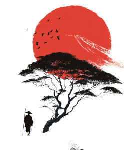 Japanese Walker Vinyl Car Decal Sticker – Waterproof & UV-Resistant 