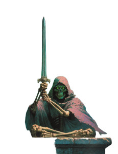 Skeleton With Sword Vinyl Car Decal Sticker – Waterproof & UV-Resistant 