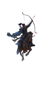 Heroic Korean Archer Vinyl Car Decal Sticker – Waterproof & UV-Resistant 