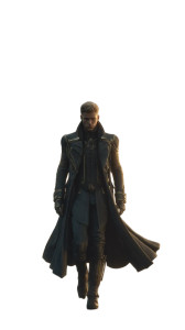 Futuristic Military Commander Vinyl Car Decal Sticker – Waterproof & UV-Resistant 