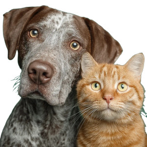 Dog And Cat V3 Vinyl Car Decal Sticker – Waterproof & UV-Resistant 