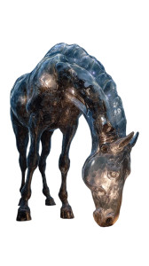 Glass Horse Surrealism Vinyl Car Decal Sticker – Waterproof & UV-Resistant Glass Horse Surrealism Vinyl Car Decal Sticker – Waterproof & UV-Resistant