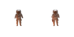 Astronaut With Rabbit V2 Vinyl Car Decal Sticker – Waterproof & UV-Resistant 