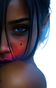 Evil Girl Grin Vinyl Car Decal Sticker – Waterproof & UV-Resistant 