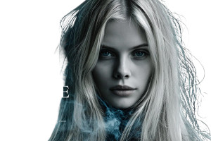 Blonde Noir Woman Vinyl Car Decal Sticker – Waterproof & UV-Resistant 