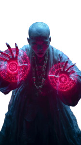 Futuristic Priestess Vinyl Car Decal Sticker – Waterproof & UV-Resistant 