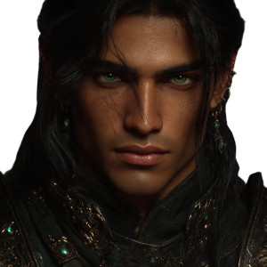 Half Elf Bard V2 Vinyl Car Decal Sticker – Waterproof & UV-Resistant 