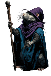 Armored Wizard Rat Vinyl Car Decal Sticker – Waterproof & UV-Resistant Armored Wizard Rat Vinyl Car Decal Sticker – Waterproof & UV-Resistant