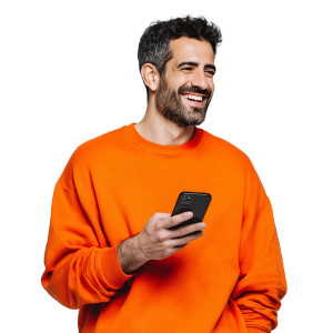 Happy Middle Eastern Man Vinyl Car Decal Sticker – Waterproof & UV-Resistant 