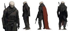 Sci-Fi Warlock Soldier Vinyl Car Decal Sticker – Waterproof & UV-Resistant 