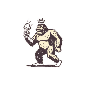 Vintage King Kong Vinyl Car Decal Sticker – Waterproof & UV-Resistant 