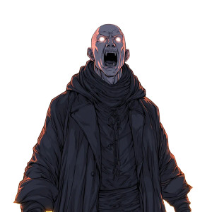 Pale Vampire Roar Vinyl Car Decal Sticker – Waterproof & UV-Resistant 