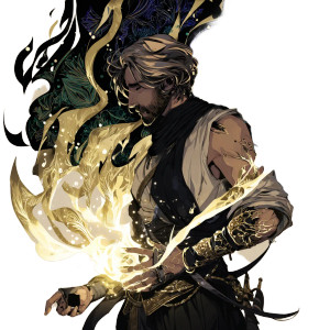 Injured Fantasy Peasant Vinyl Car Decal Sticker – Waterproof & UV-Resistant 