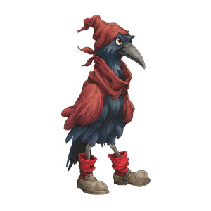 Kenku In Socks Vinyl Car Decal Sticker – Waterproof & UV-Resistant 