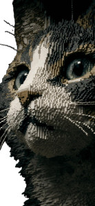 Lego Cat Vinyl Car Decal Sticker – Waterproof & UV-Resistant 